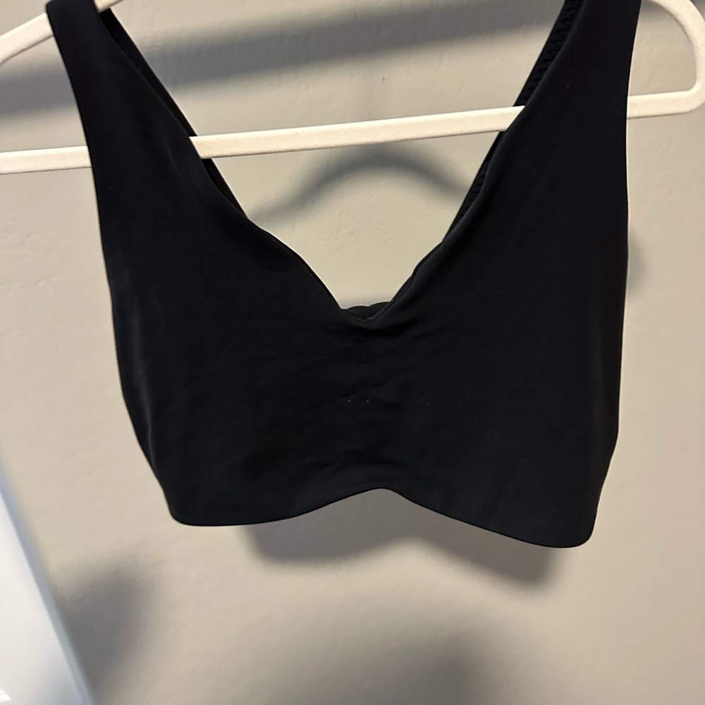 Aerie Black OFFLINE Minimal Support Bra